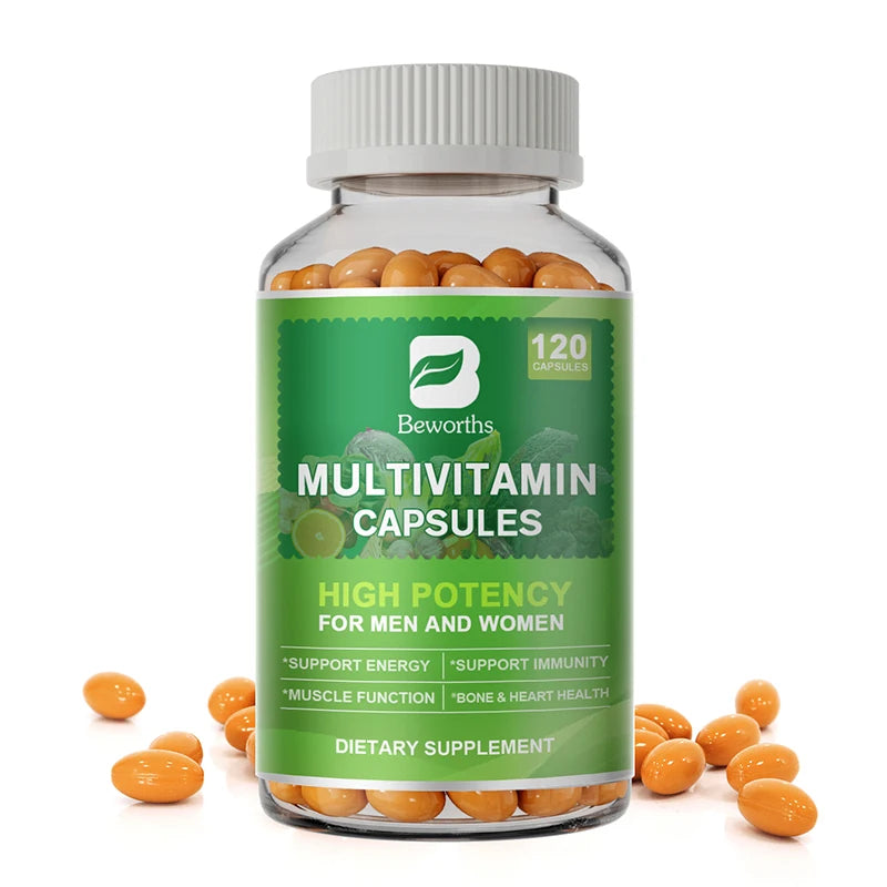 Beworths Multivitamin Capsules With Vitamins And Minerals For Immune Support