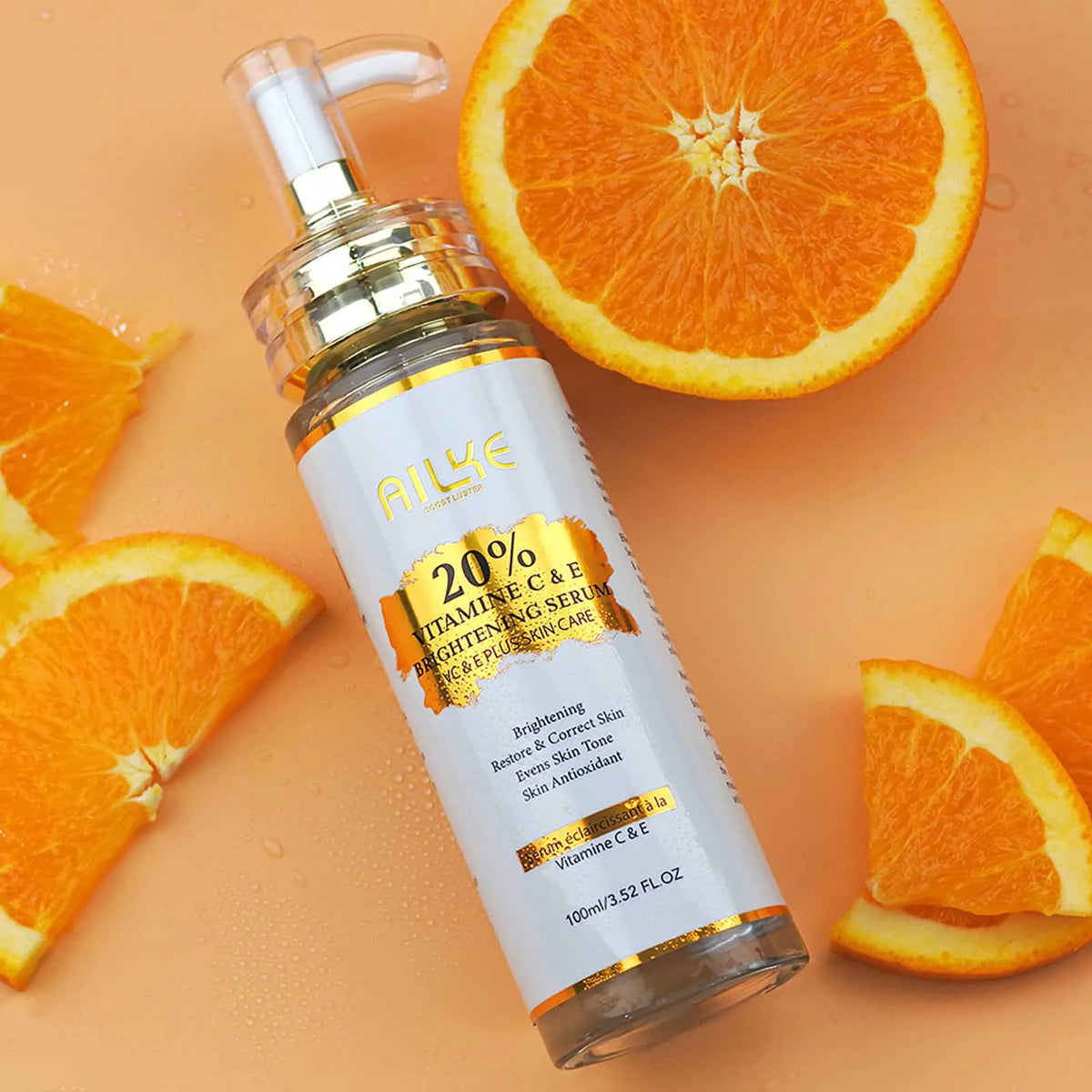 Ailke Vitamin C E Brightening Face Serum For Radiant Skin