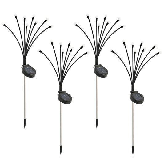 Solar LED Outdoor Garden Firefly Lights Decorative Landscape Fixtures