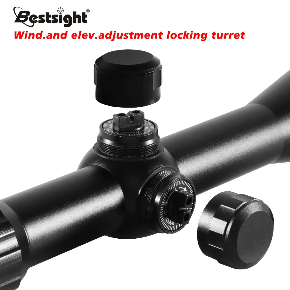 Nabila 3-9X40 Illuminated Hunting Rifle Scope With Mil Dot Reticle