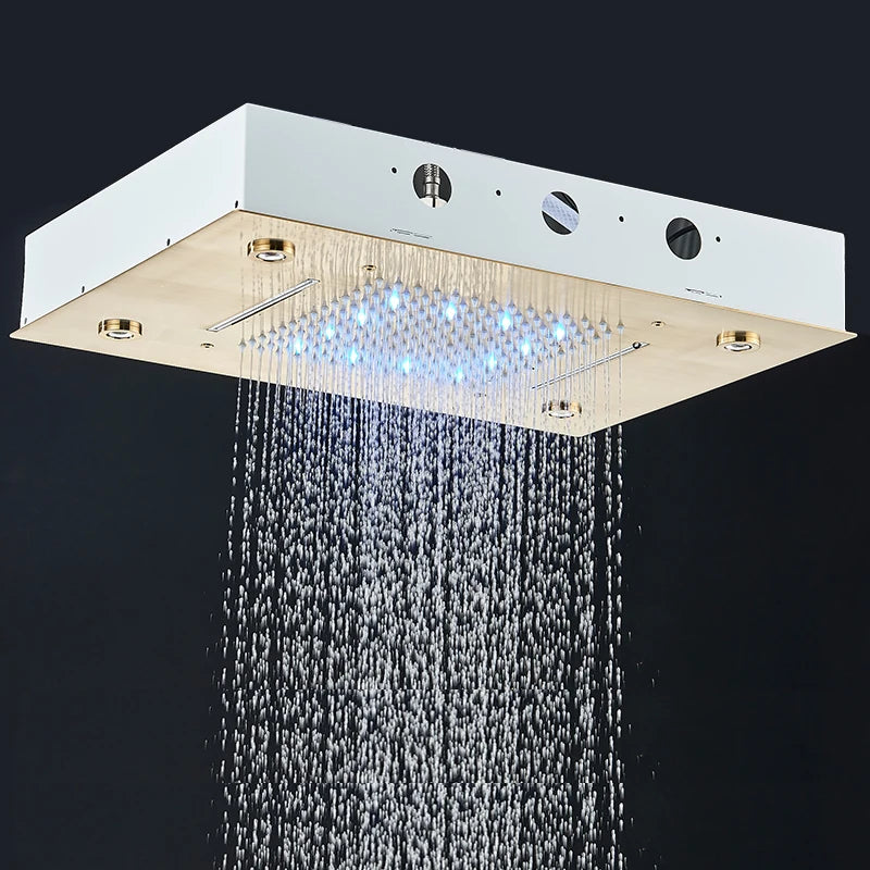 LED ceiling mounted shower head