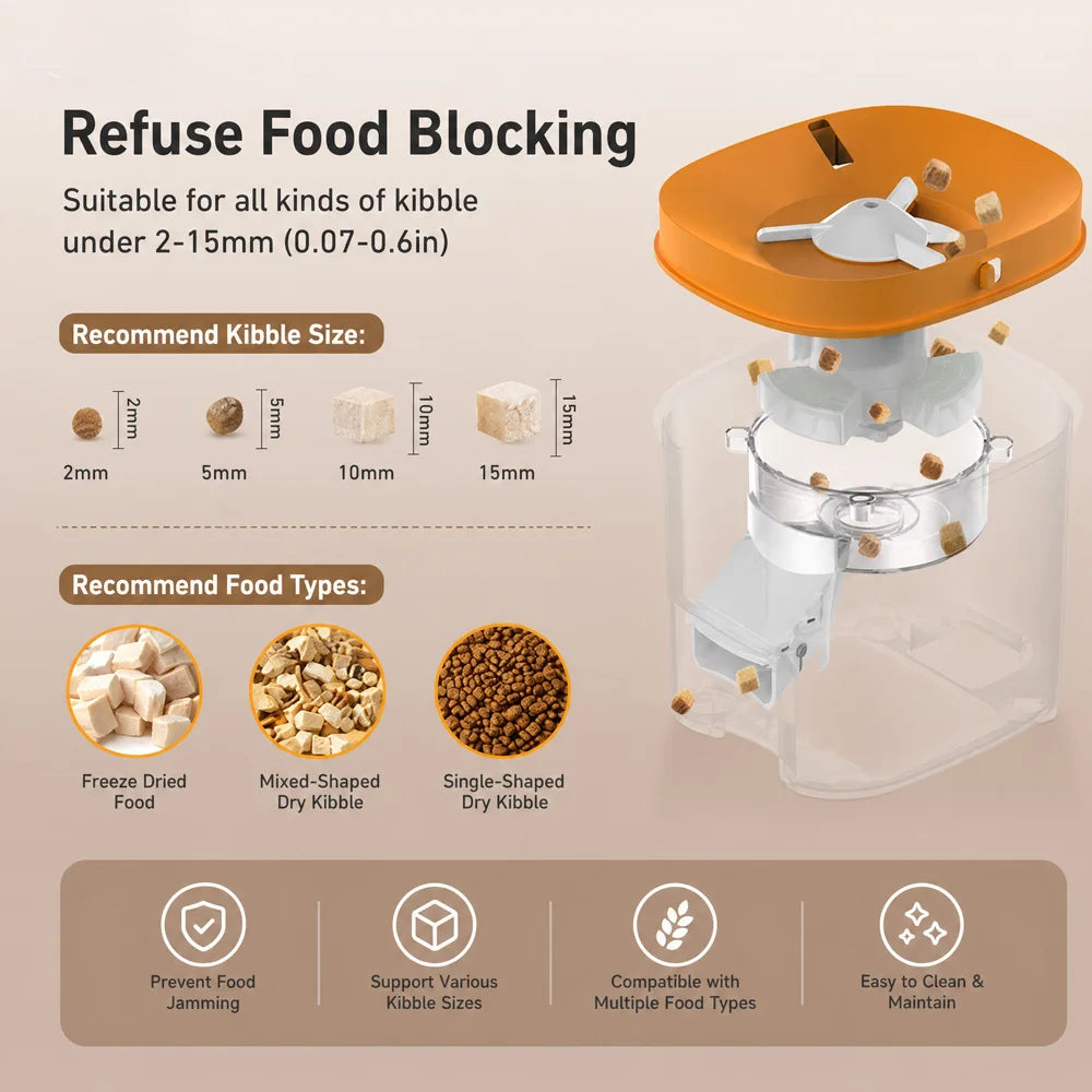 Nityers Automatic Cat Feeder With Voice Recorder And Timer