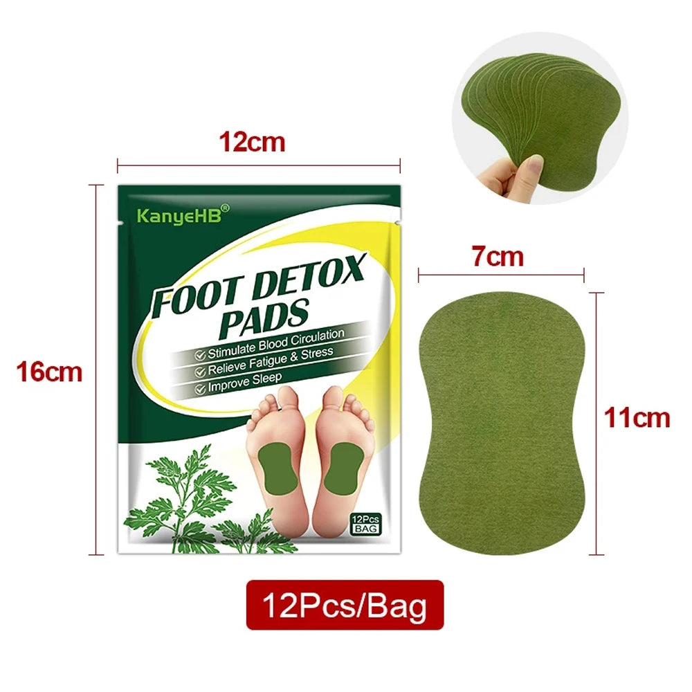 Natural Herbal Wormwood Detox Foot Pads For Sleep Support
