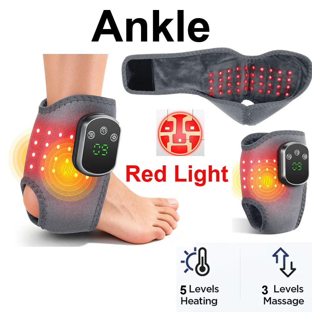 Hailicare Wireless Heating Ankle Brace For Foot Pain And Massage