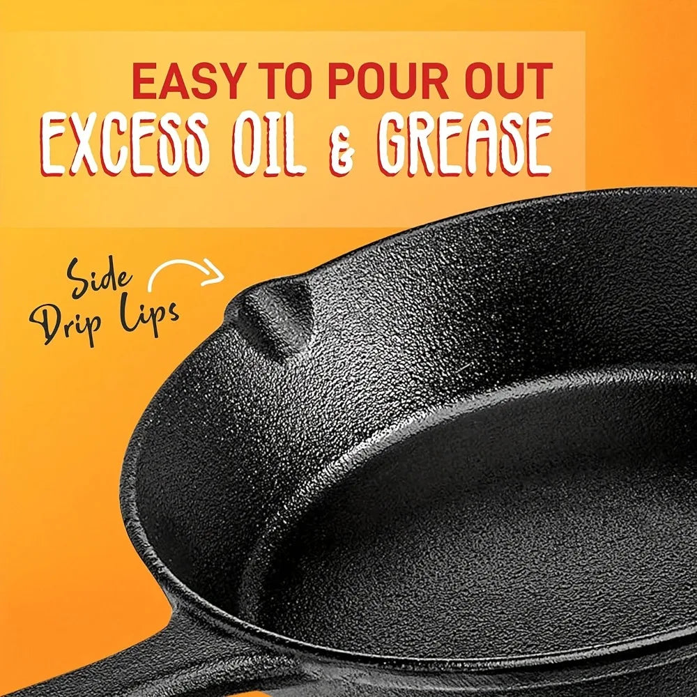 Aedg Heavy Duty Nonstick Chef Skillet Pan Cooking Set