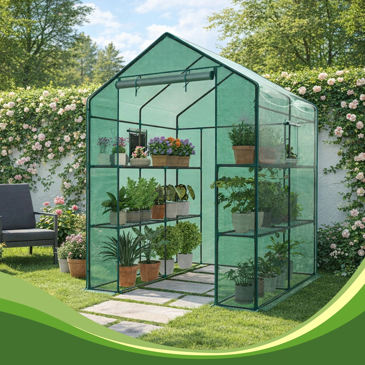 Heavy Duty Portable Greenhouse For Outdoor Garden Plants
