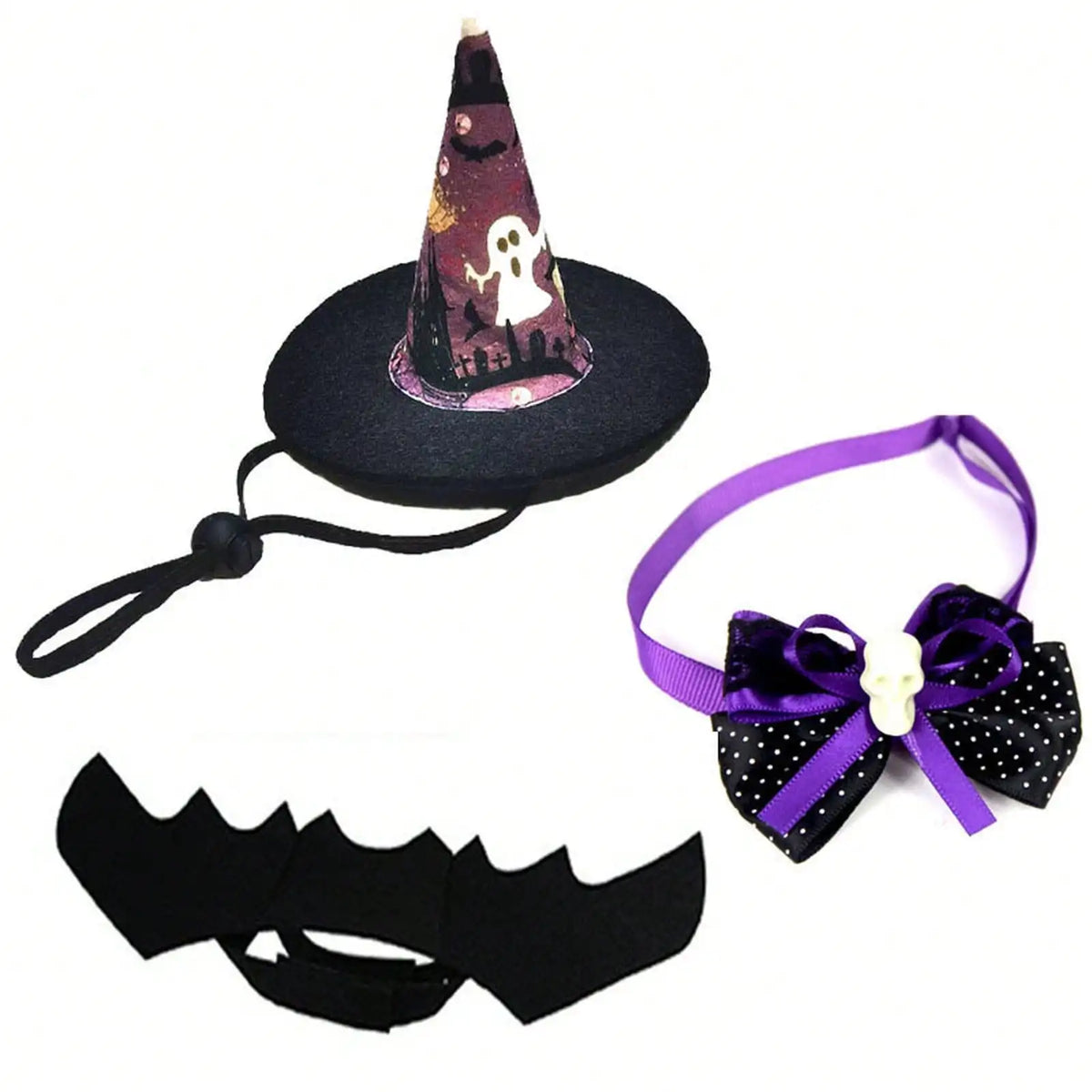 Halloween Pet Costume And Accessory Set For Pet Transformation Outfit