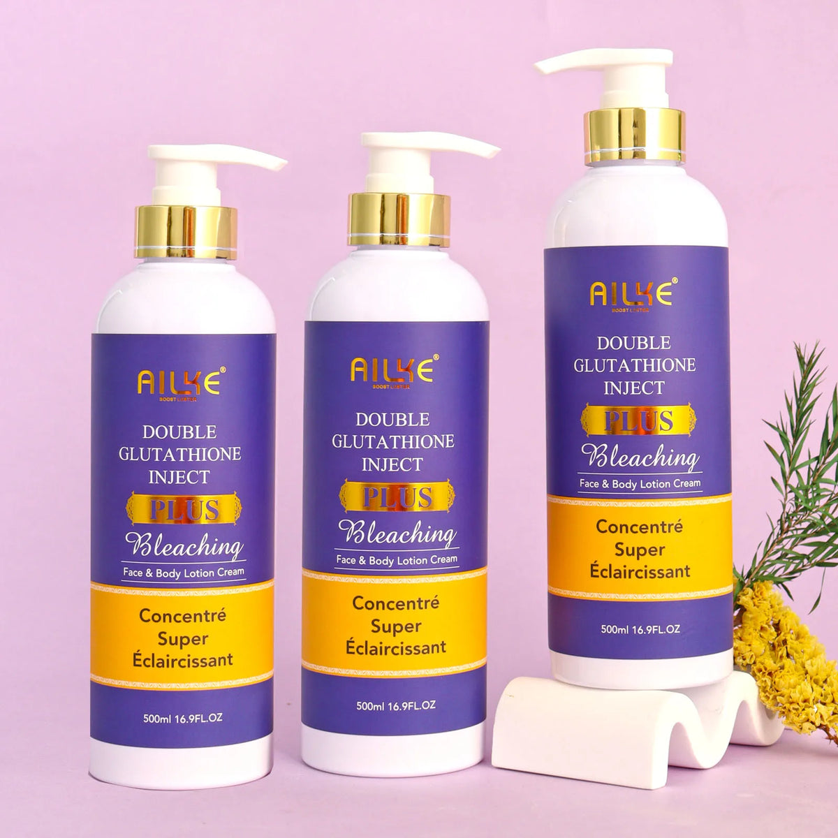 Ailke Glutathione Whitening Skin Care Set Targets Dark Spots