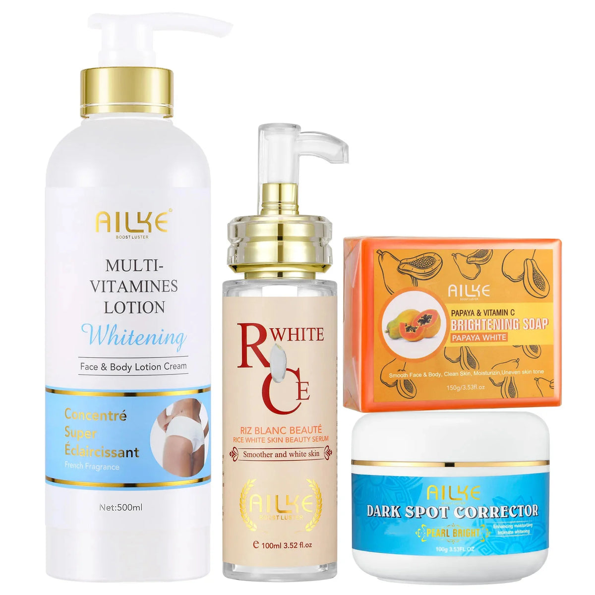 AILKE Multi Vitamin Whitening Body Lotion For Even Skin Tone