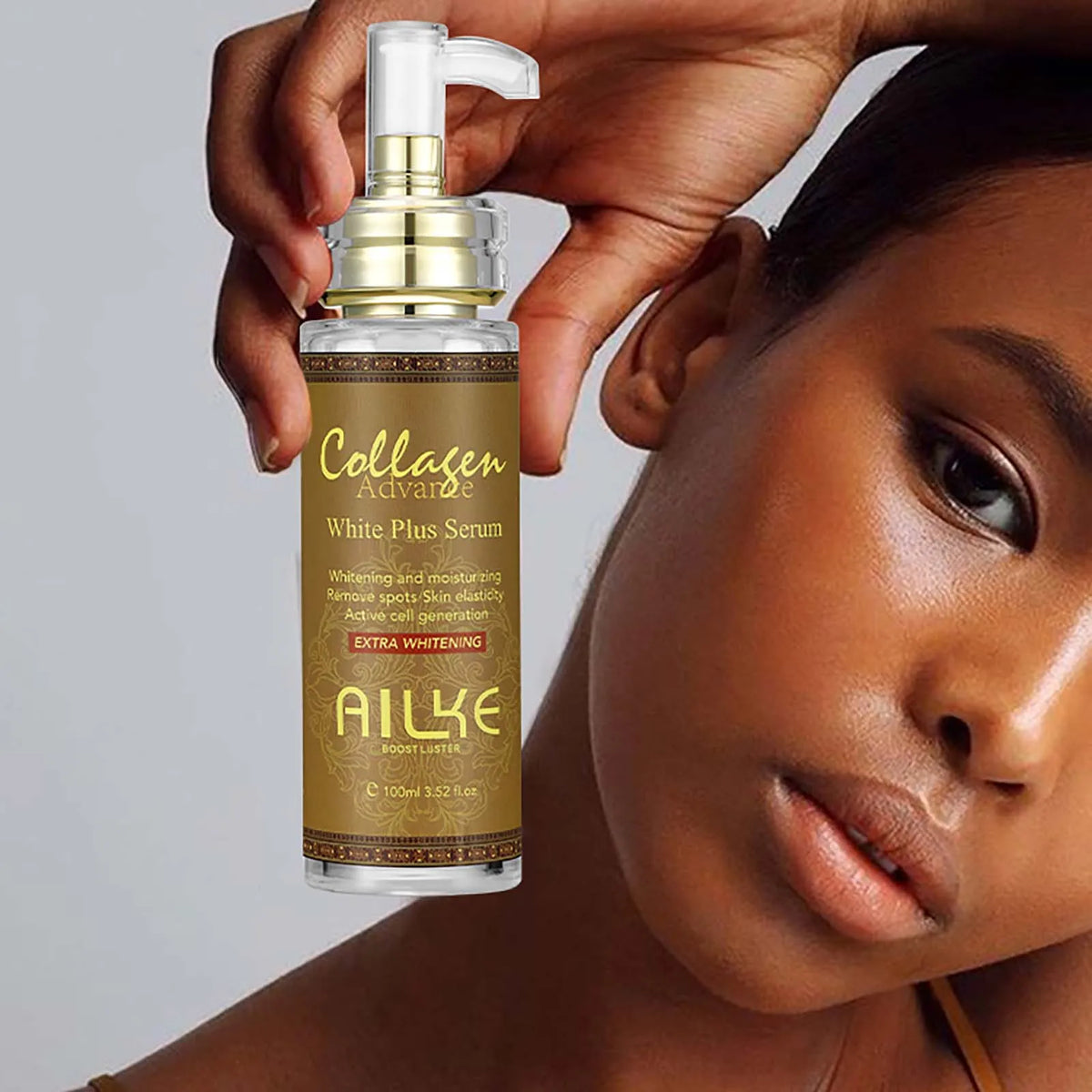 AILKE Skin Whitening Face And Body Serum With Organic Collagen