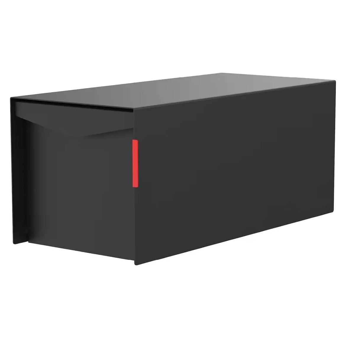 Modern Galvanized Steel Post Mount Weatherproof Mailbox