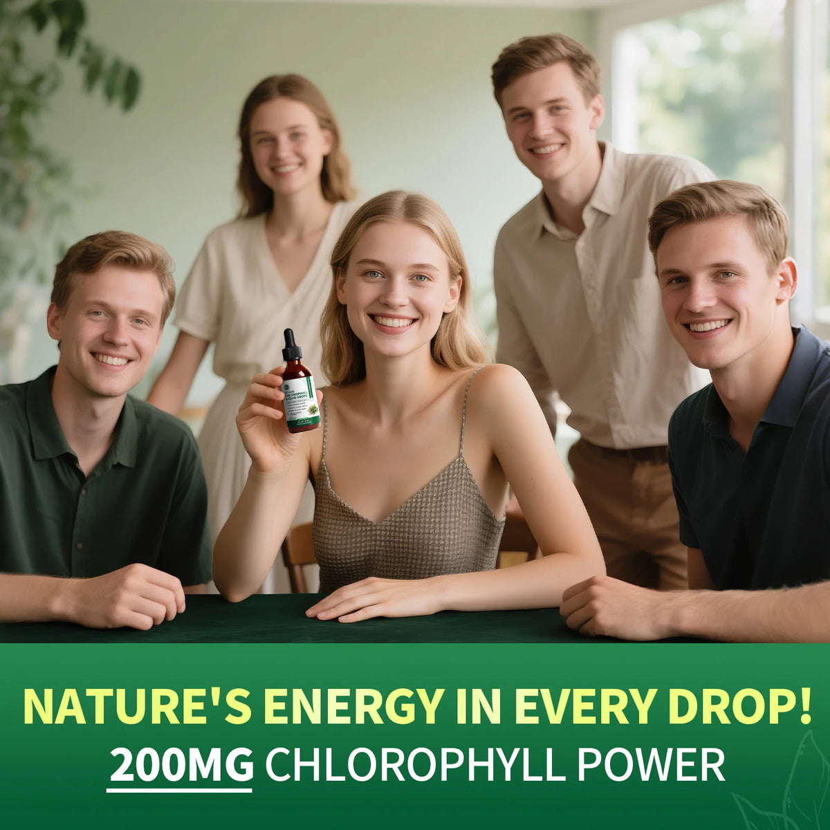 Minch Chlorophyll Liquid Drops Supports Skin And Gut Health