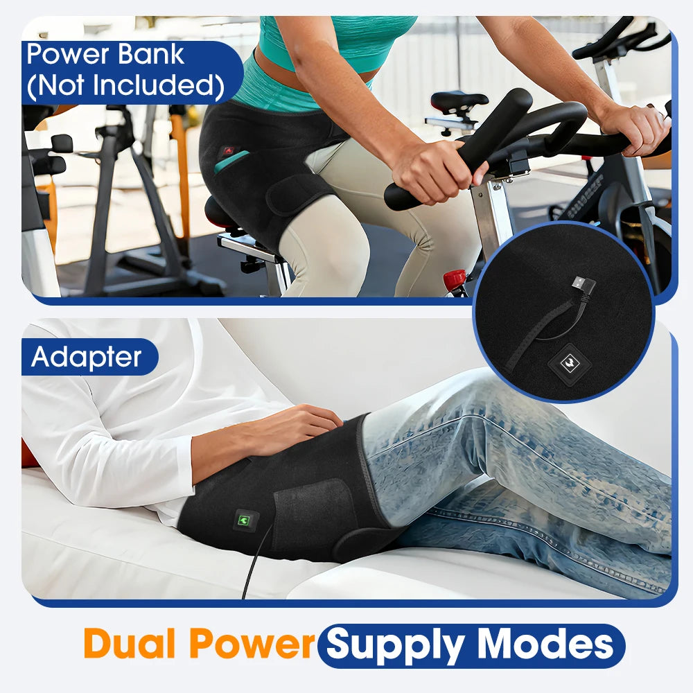 Hailicare USB Heated Hip Support Brace Far Infrared Wrap