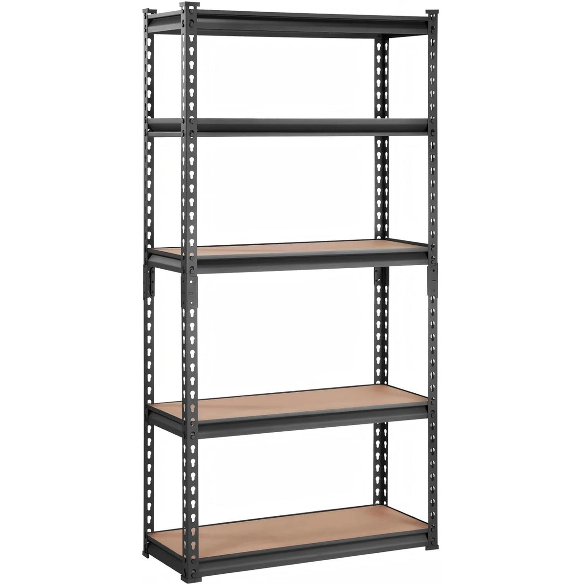 HiMiss 5 Tier Heavy Duty Adjustable Metal Storage Shelving Rack