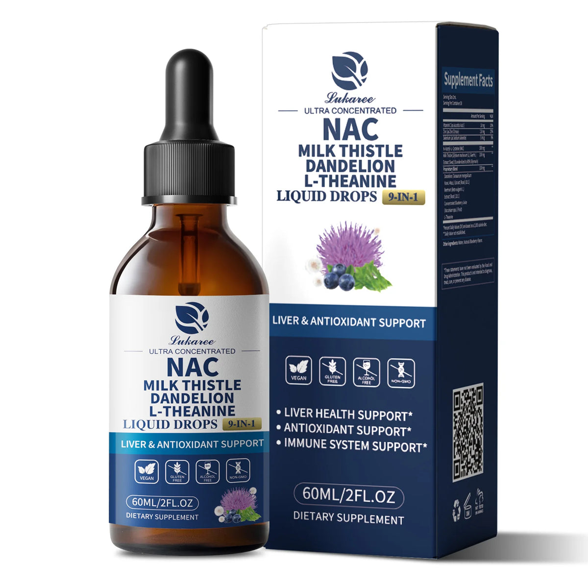 Beworths NAC Supplement With Milk Thistle And Selenium Antioxidant