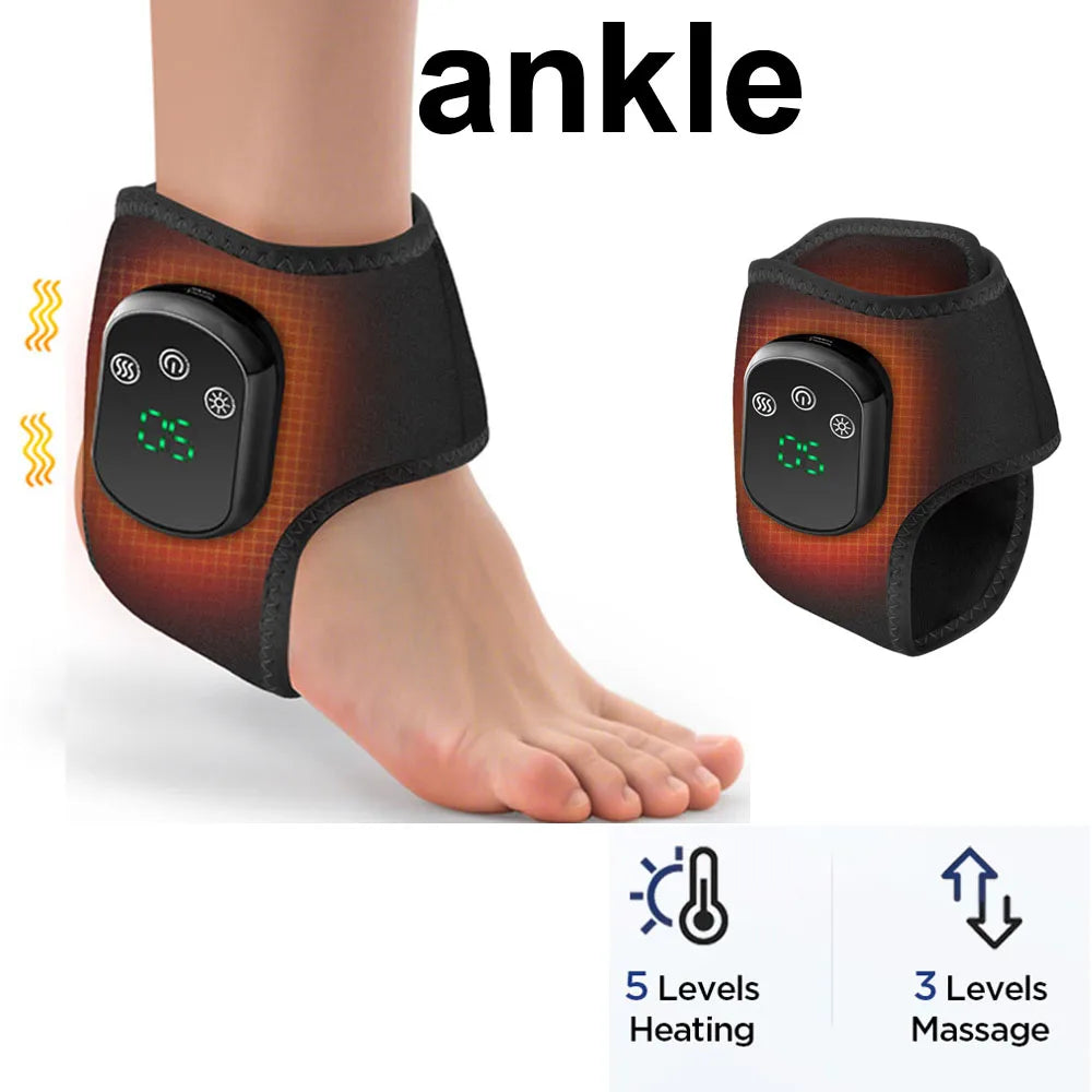 Hailicare Wireless Heating Ankle Brace For Foot Pain And Massage