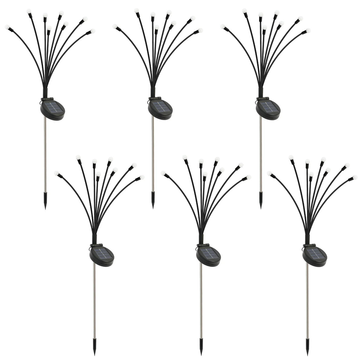 Solar LED Outdoor Garden Firefly Lights Decorative Landscape Fixtures
