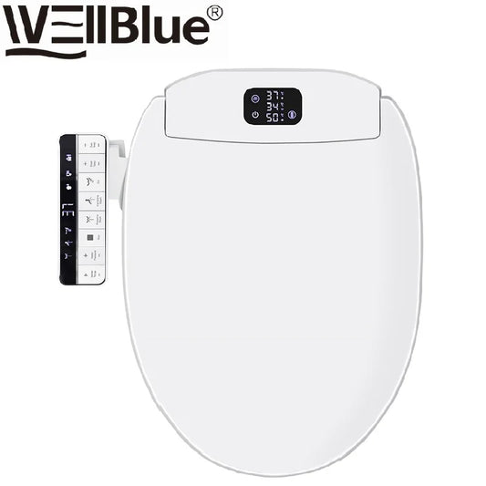 Wellblue Smart Bidet Seat With Remote Control And Heated Lid