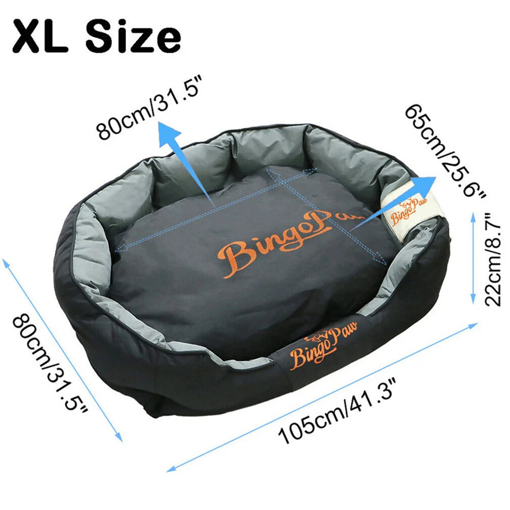 Borwart Orthopedic Waterproof Dog Bed Washable Oxford Fabric