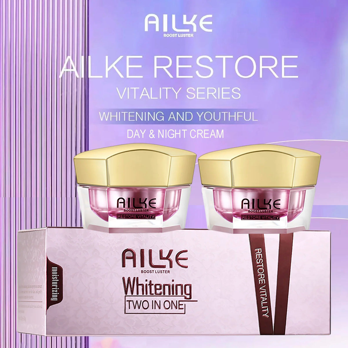 AILKE Anti Wrinkle Face Cream With Collagen And Hyaluronic Acid