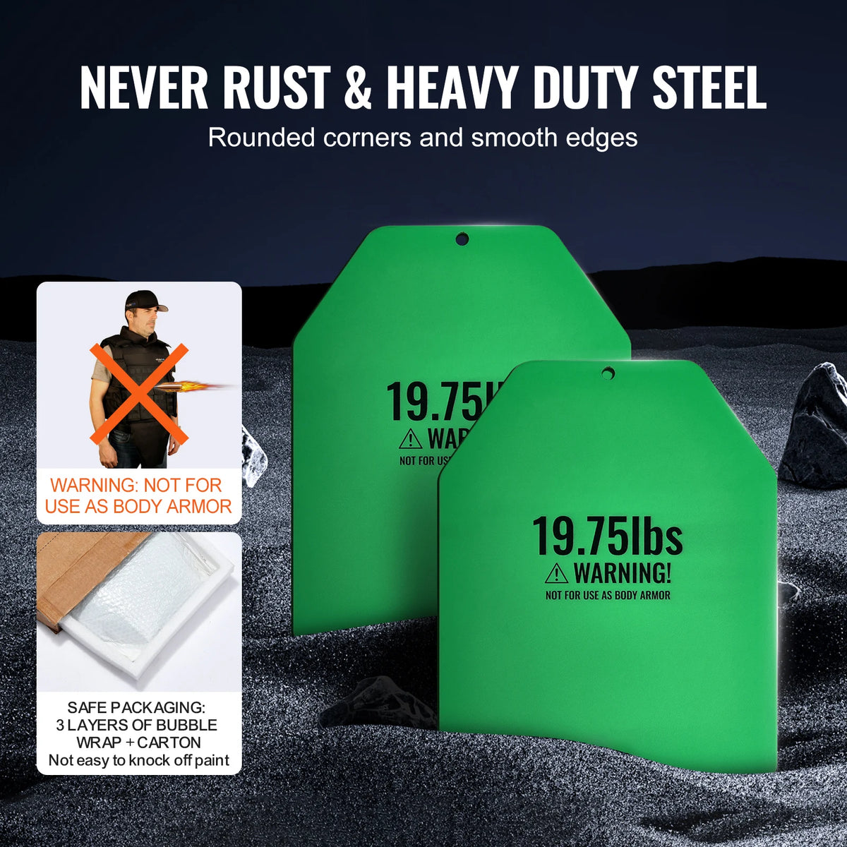 Premium Steel Weighted Vest Plates For Strength Training