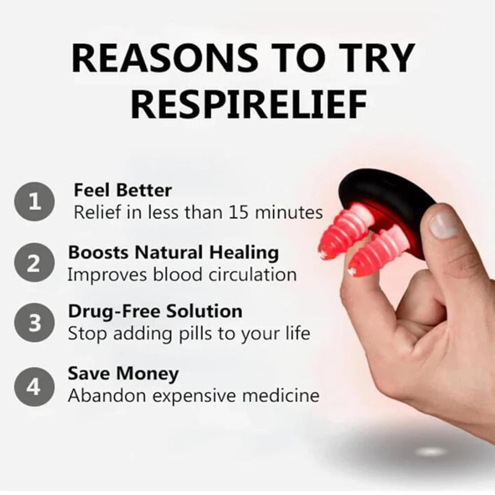 Cordless Red Light Nasal Therapy Device For Rhinitis Relief Massage
