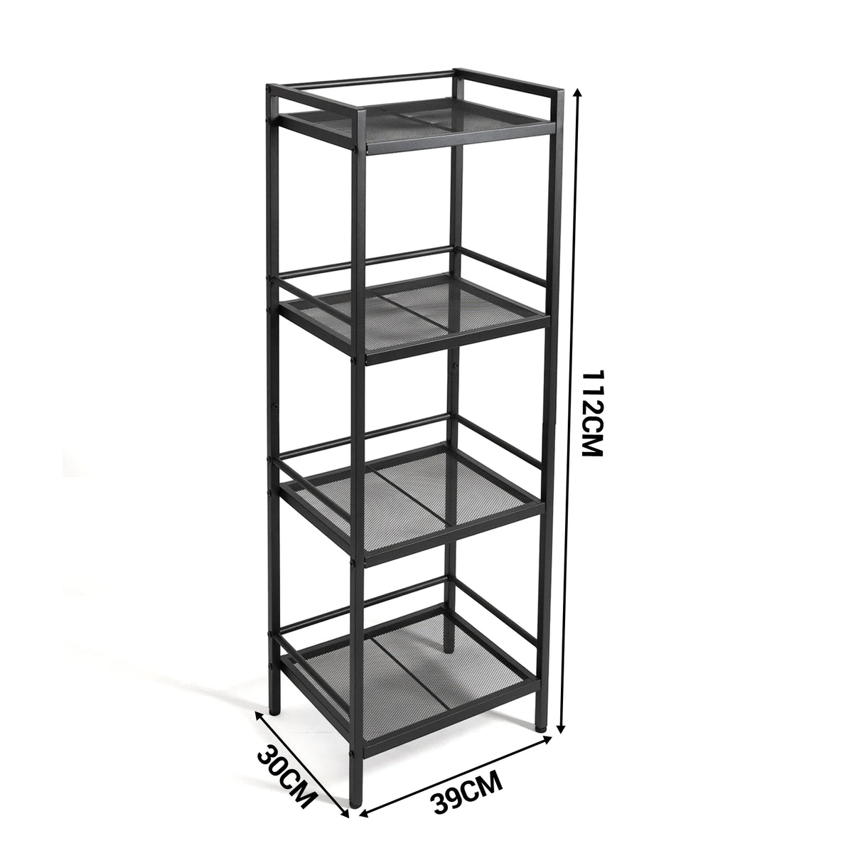 Twister CK Carbon Steel Four Tier Storage Rack For Kitchen