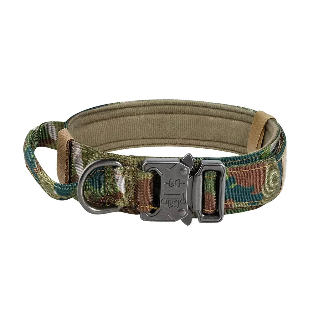Adjustable Nylon Dog Collar And Leash Set With Quick Release Buckle