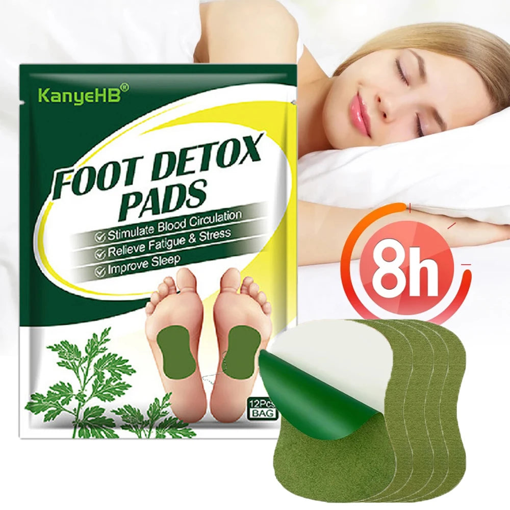 Natural Herbal Wormwood Detox Foot Pads For Sleep Support