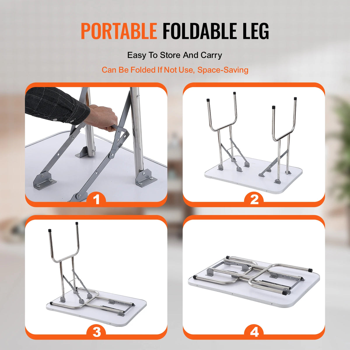 Foldable Pet Grooming Table With Clamp And Adjustable Arms