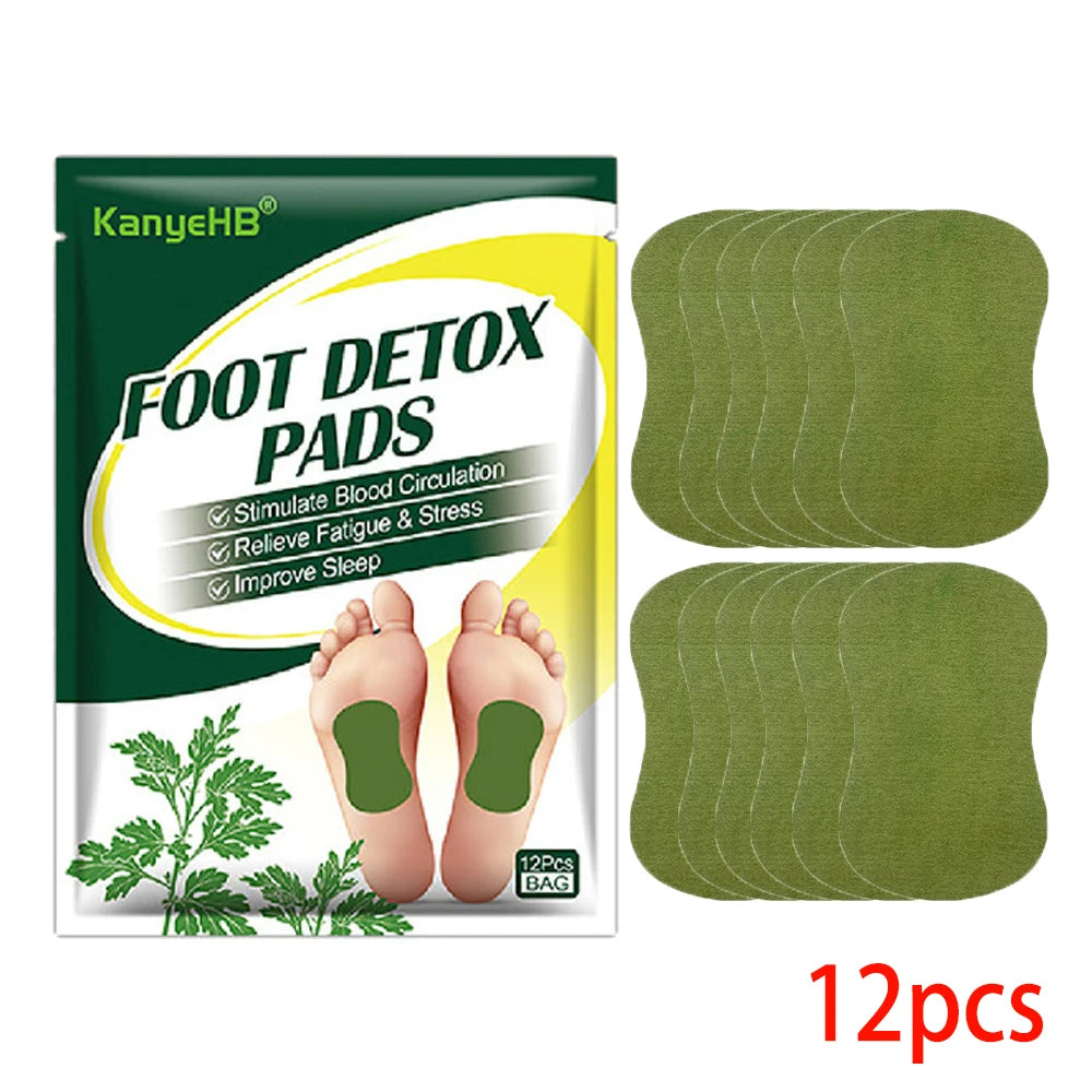 Natural Herbal Wormwood Detox Foot Pads For Sleep Support